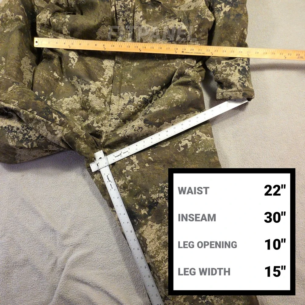 Redhead Coveralls Mens XL Green Strata Camo Insulated Hunting Workwear Outdoor